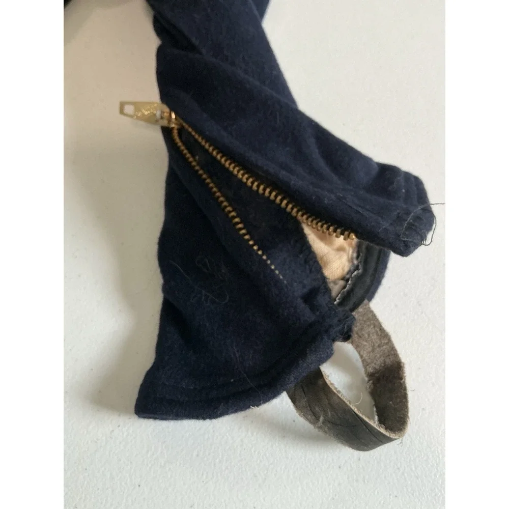 Vintage 1950s/60s Fieldston Grow-A-Year Boy's Navy Wool Sailor Pea Coat‎ Set
